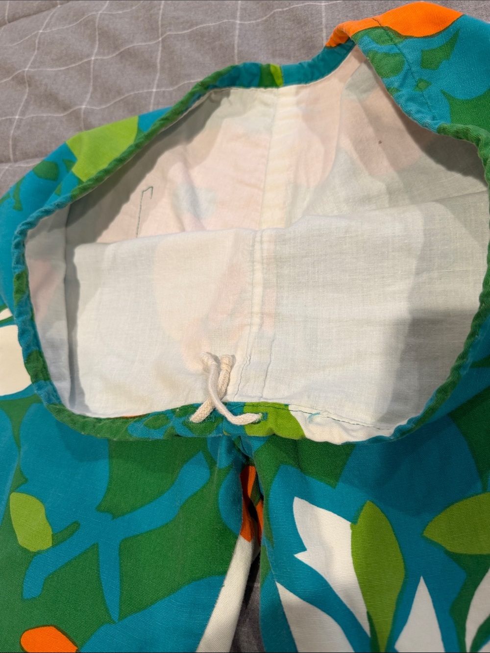 Vintage 60s 70s Jams World Surfline Hawaiian Print Colorful Cotton Shorts M - Picture 4 of 7